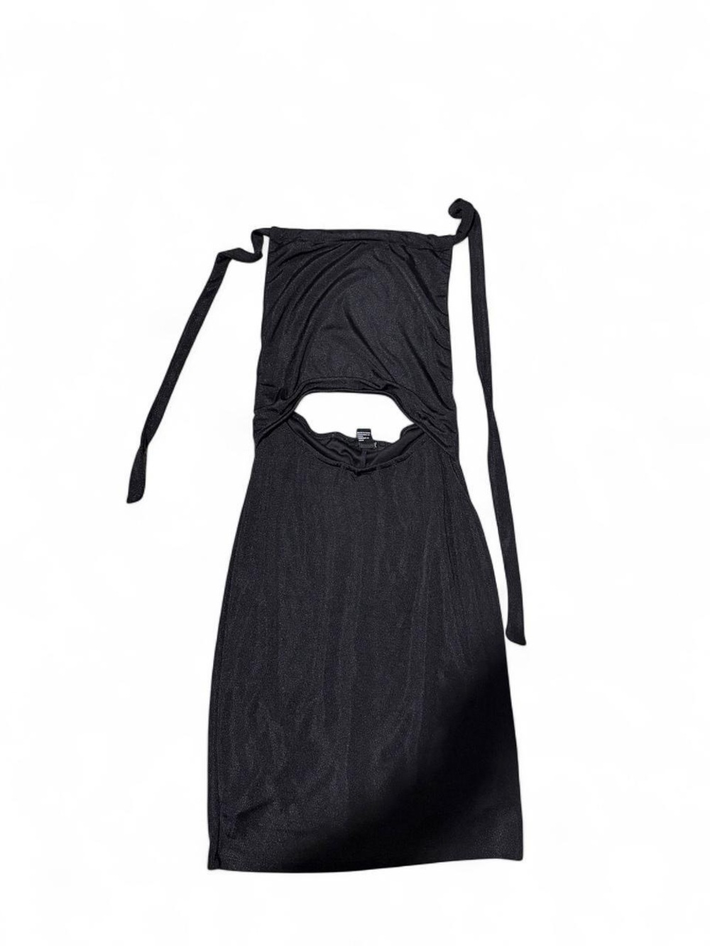 Forever 21 black cut out mini dress. Size S.